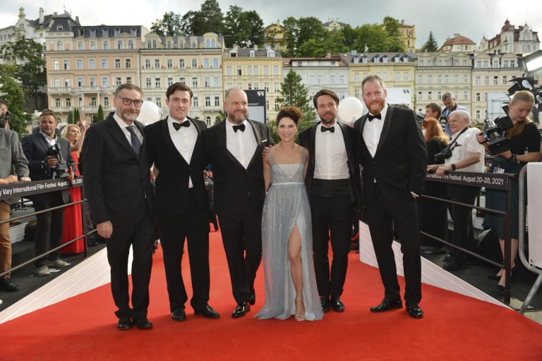 Delegácia filmu Zátopek na Medzinárodnom filmovom festivale Karlovy Vary