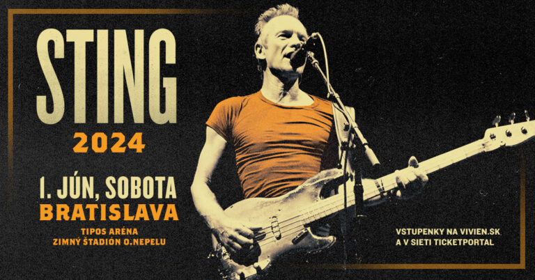 Sting Svetové turné 2024 pokračuje aj na Slovensku