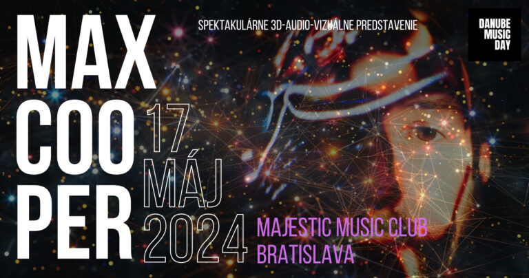 Max Cooper predvedie strhujúcu audiovizuálnu šou v Bratislave