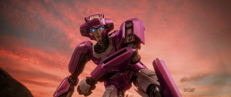 Scarlett Johansson (Elita-1) stars in PARAMOUNT ANIMATION and HASBRO Present In Association with NEW REPUBLIC PICTURESA di BONAVENTURA PICTURES Production A TOM DESANTO / DON MURPHY ProductionA BAY FILMS Production “TRANSFORMERS ONE”