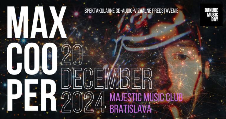 Max Cooper predvedie strhujúcu audiovizuálnu šou v Bratislave
