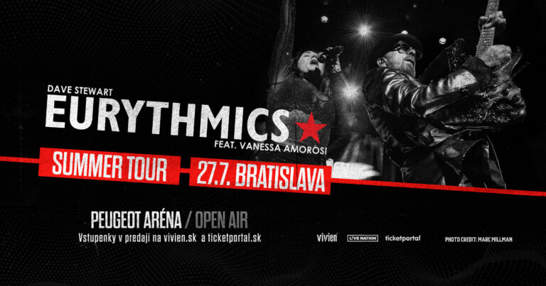 Sweet Dreams v Bratislave! Hudobná ikona Eurythmics prichádza na Slovensko.