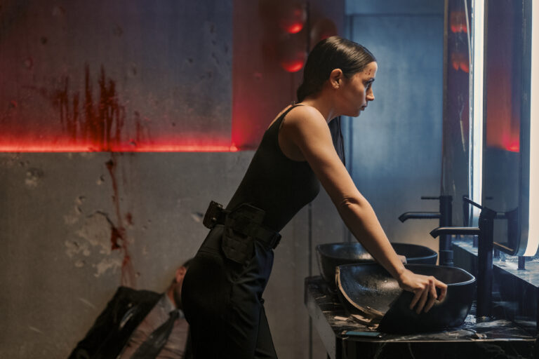 Ana de Armas as Eve in Ballerina. Photo Credit: Larry D. Horricks