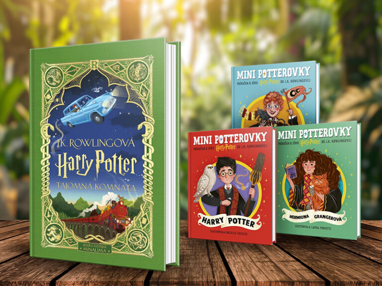 Harry Potter v novom úžasnom dizajne a 3 mini potterovky