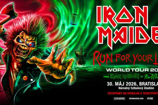 Iron Maiden sa vracajú! Po beznádejne vypredanom koncerte v Bratislave kapela odohrá svoju ďalšiu show, buďte pripravení na spustenie predaja.