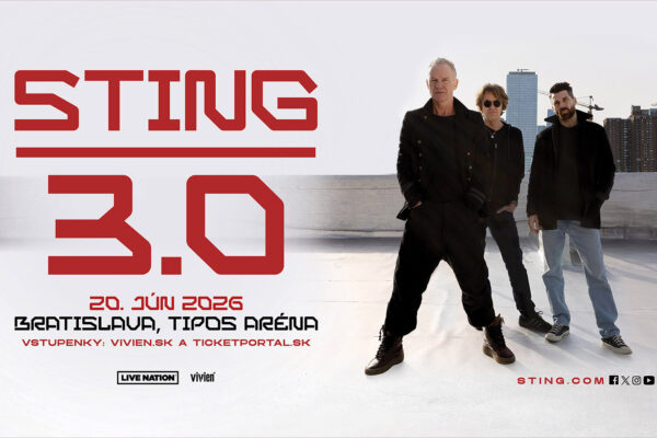 Sting sa vracia na Slovensko v rámci svetového turné 3.0!