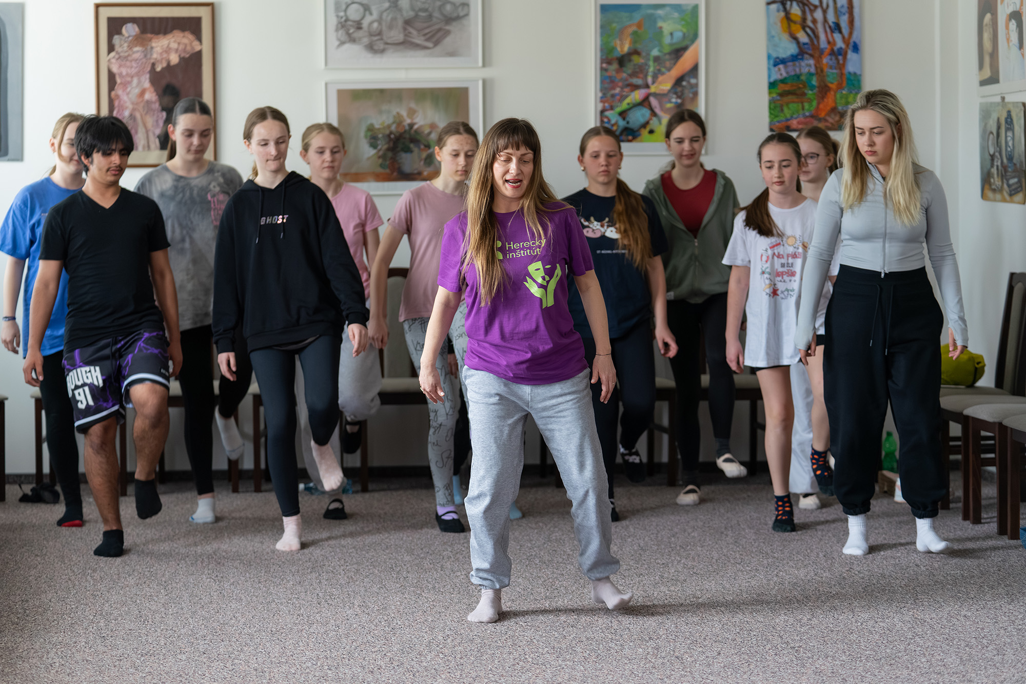 Ukážka z workshopu Lektorka a herečka Elena Spaskov