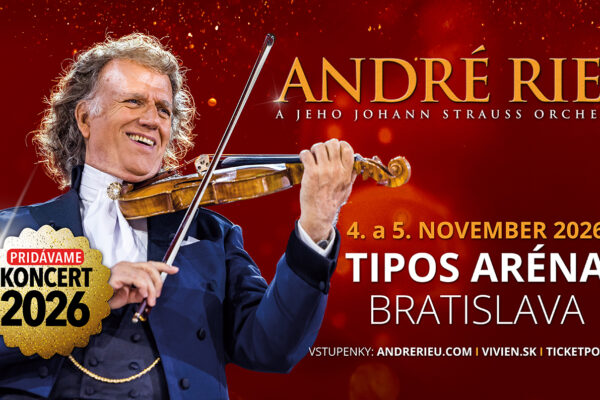 Dva romantické večery kráľa valčíkov: André Rieu pridáva ďalší koncert v Bratislave