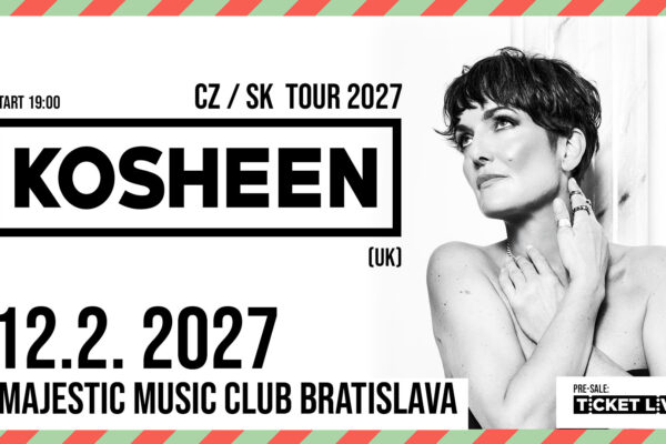 Kosheen sa vracajú do Bratislavy: klubový koncert prinesie silnú dávku emócií aj nostalgie!