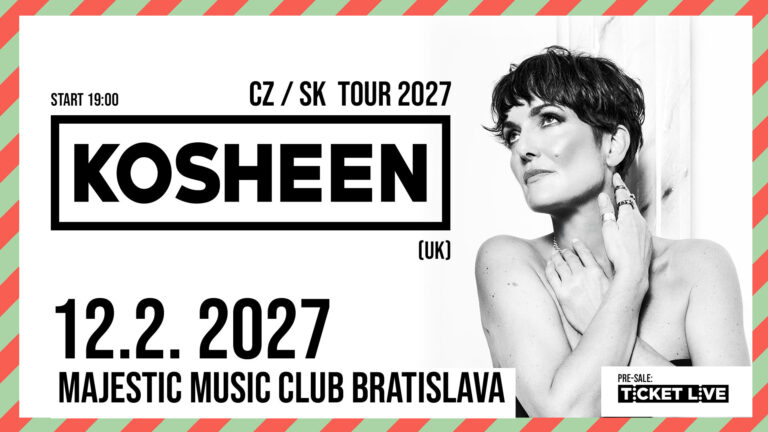 Kosheen sa vracajú do Bratislavy: klubový koncert prinesie silnú dávku emócií aj nostalgie!