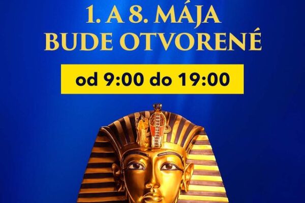 Do sveta faraóna Tutanchamona s odborníkmi: mimoriadne prehliadky pre veľký záujem verejnosti aj počas májových sviatkov!