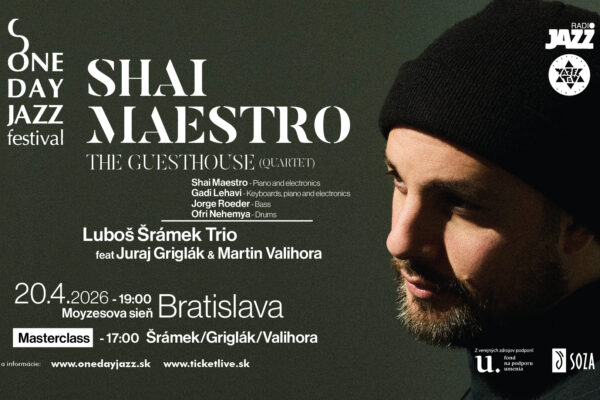 One Day Jazz Festival prináša svetovú klavírnu špičku. Shai Maestro sa v Bratislave predstaví už v pondelok