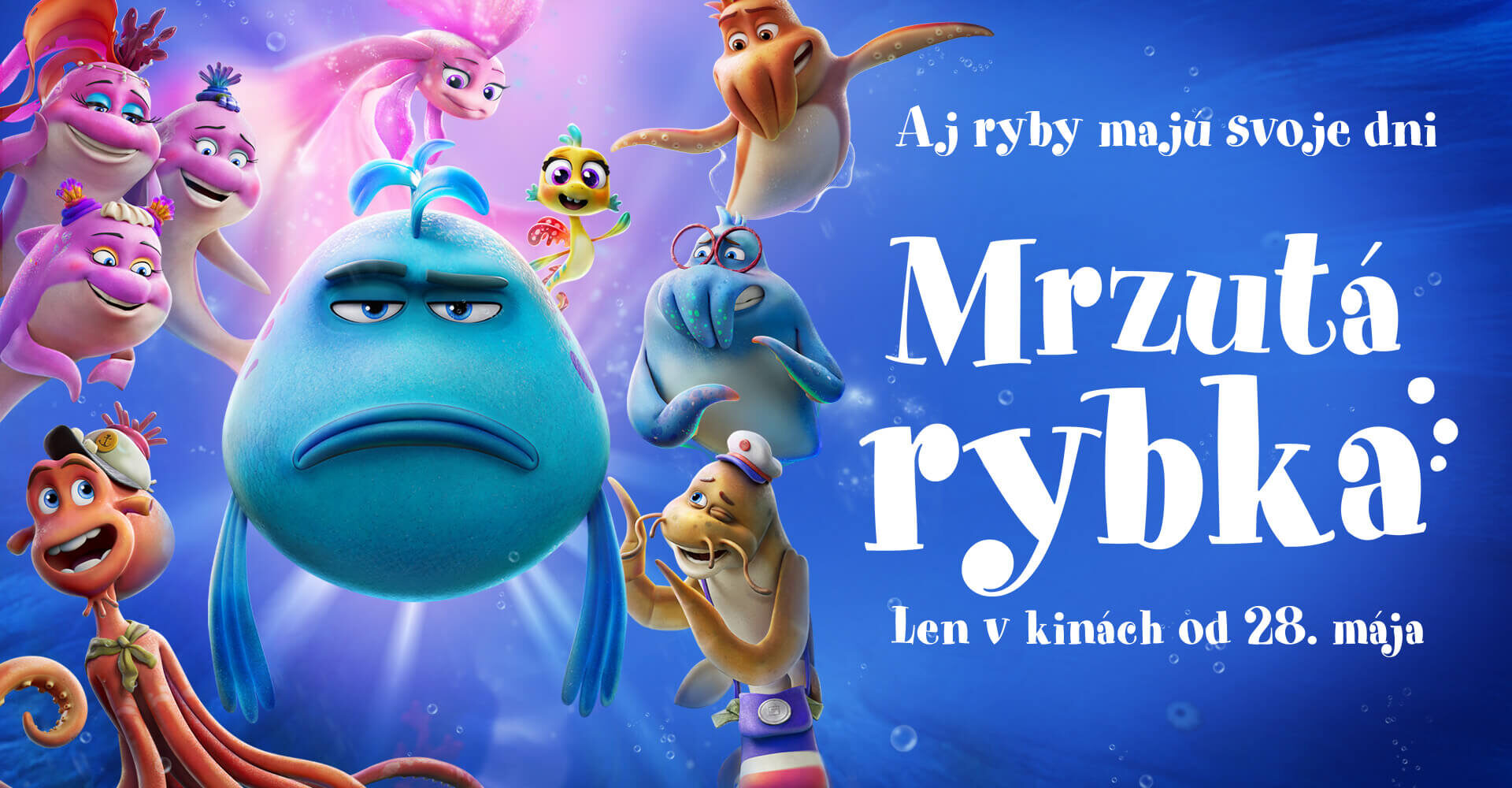 Buďte medzi prvými! Rozprávka Mrzutá rybka v špeciálnej predpremiére aj so sladkosťou zdarma