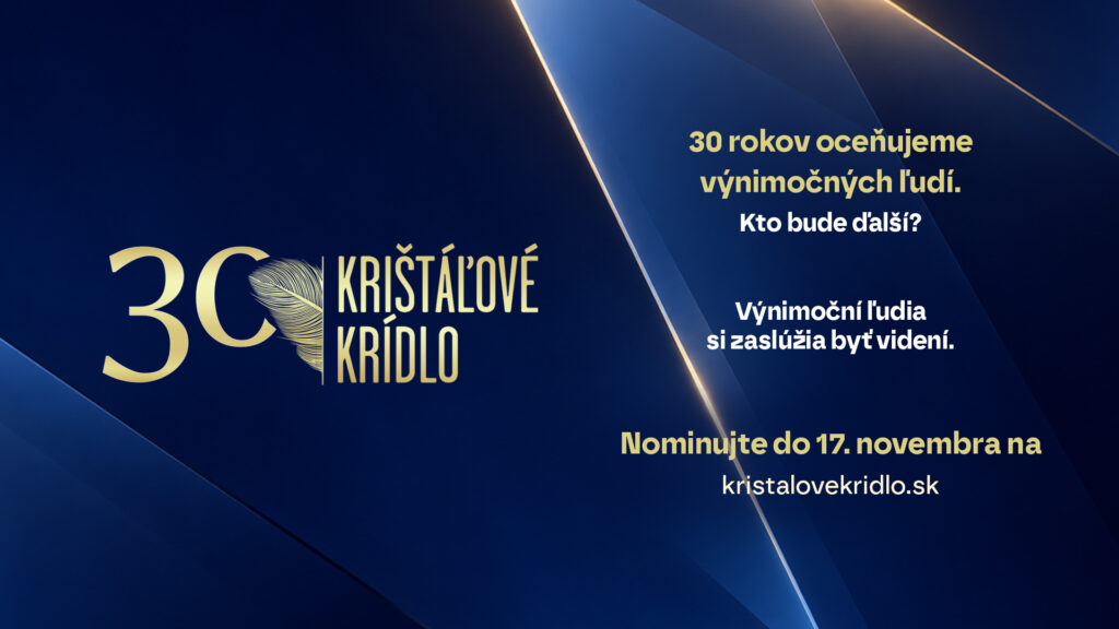 30. ročník Krištáľového krídla hľadá výnimočných ľudí