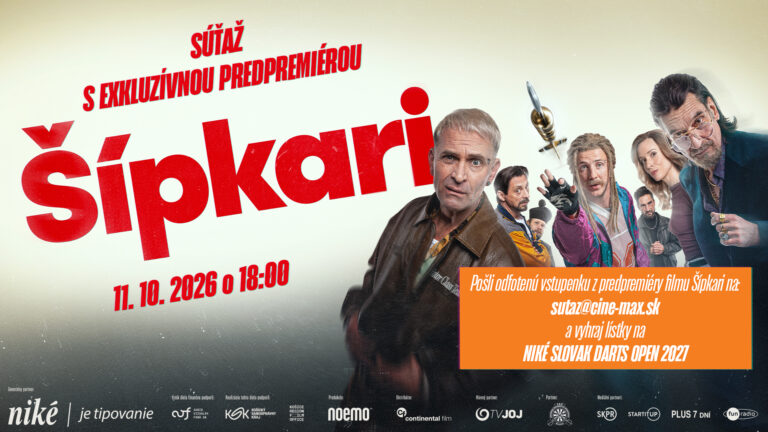 Predpremiéra Šípkarov a lístky na Slovak Darts Open
